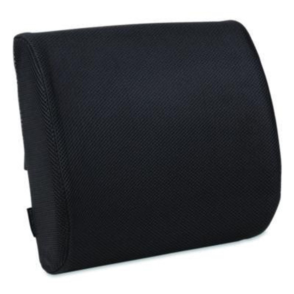 Memory Foam Ergonomic Lumbar Support Chair Cushion, 4 x 13.5 x 12.25, Black