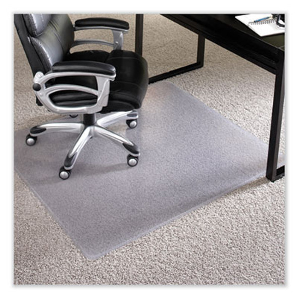 Everlife Chair Mat For Extra-High/Plush Pile Carpeted Floors, Rectangular, 36" x 48", Clear