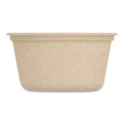 Compostable Fiber Portion Containers, Proplanet Seal, 2 Oz, Natural, 2,500/Carton