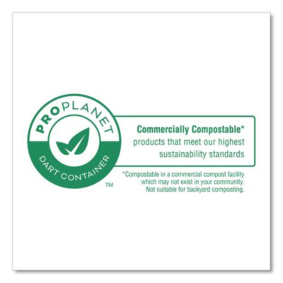 Compostable Fiber Portion Containers, Proplanet Seal, 2 Oz, Natural, 2,500/Carton