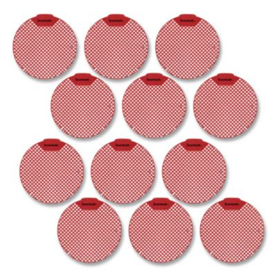 Urinal Screen, Cherry Scent, Red, 1.8 Oz, Dozen