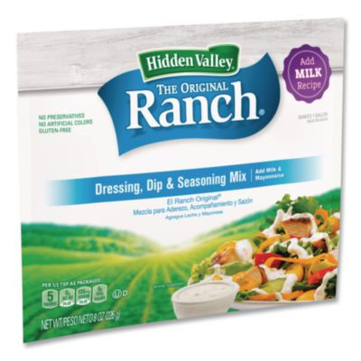 The Original Ranch Dry Mix, Milk Recipe, 8 Oz Packet, 12/Carton
