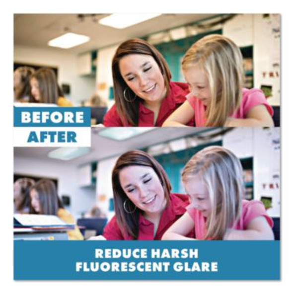 Light Filters, Rectangular, Calming Clouds, 4 Ft x 2 Ft, Blue/White, 4 Filters