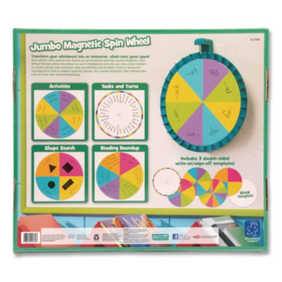 Jumbo Magnetic Spin Wheel, 16" Diameter, Ages 3 And Up