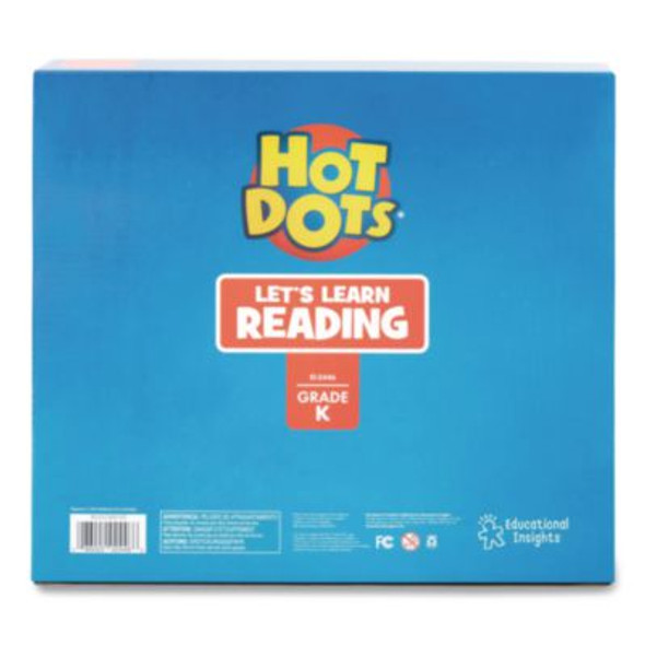 Hot Dots Let's Learn Kindergarten Reading, Grade K, 50 Pages