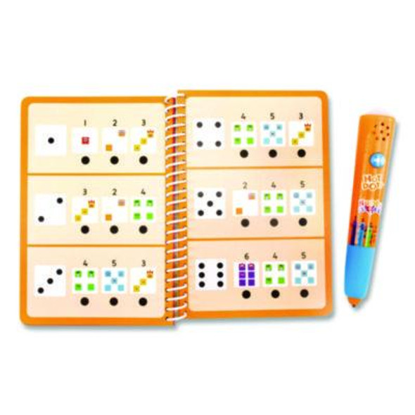 Hot Dots Numberblocks Activity Book With Interactive Pen, Number Recognition 1-10, 75 Activities, Pre-K To K, 60 Pages