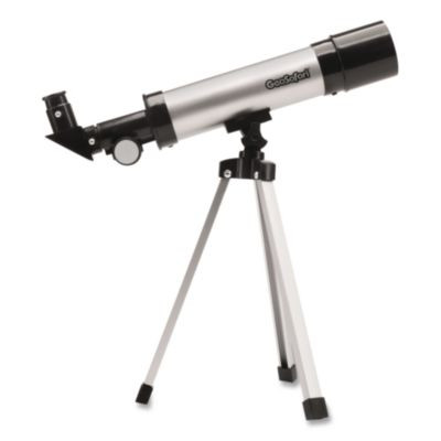 Geosafari Vega 360 Telescope, 2 Elements, 18x To 67x Magnification, 50 Mm Aperture, 360 Mm Focal Length, White