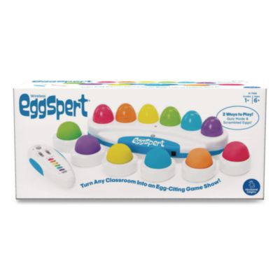 Wireless Eggspert With Six Student Buttons And One Teacher Remote, Ages 6 And Up, 8 Pieces