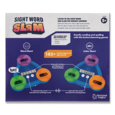 Sight Word Slam, Two Game Modes, 185 Sight Words, Grades K To 2