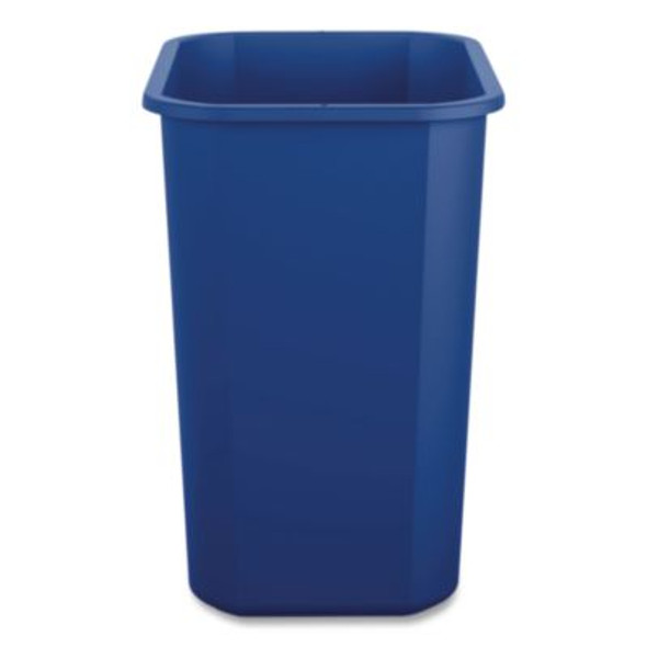 Recycling Container, 7 Gal, Polypropylene, Blue