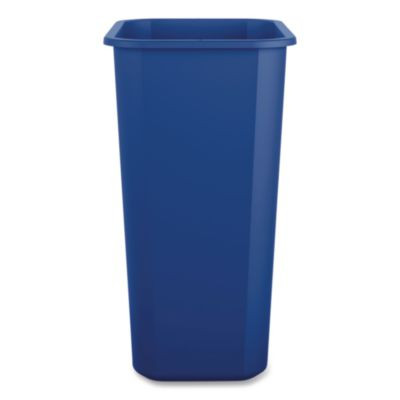 Recycling Container, 10 Gal, Polypropylene, Blue