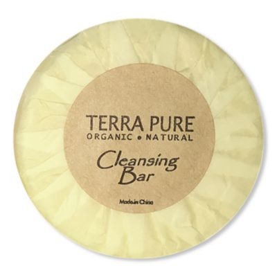 Terra Pure Cleansing Bar, Green Tea Lemongrass Scent, 0.6 Oz Bar, 400/Carton