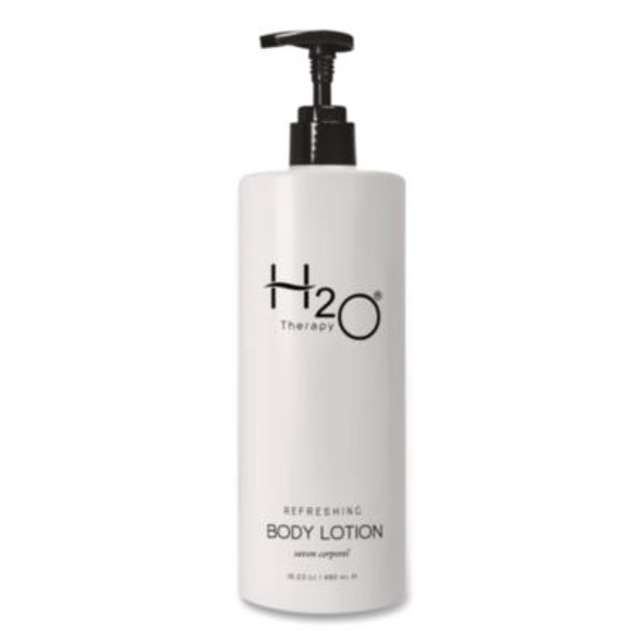 H2O Therapy Body Lotion Air Pump, 16.23 Oz Bottle, 12/Carton