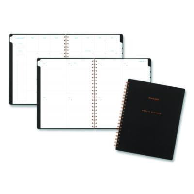 Signature Collection Weekly/Monthly Planner, 11 x 8.5, Black Cover, 12-Month (Jan-Dec): 2026