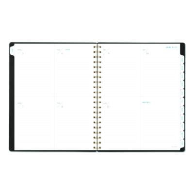 Signature Collection Weekly/Monthly Planner, 11 x 8.5, Black Cover, 12-Month (Jan-Dec): 2026