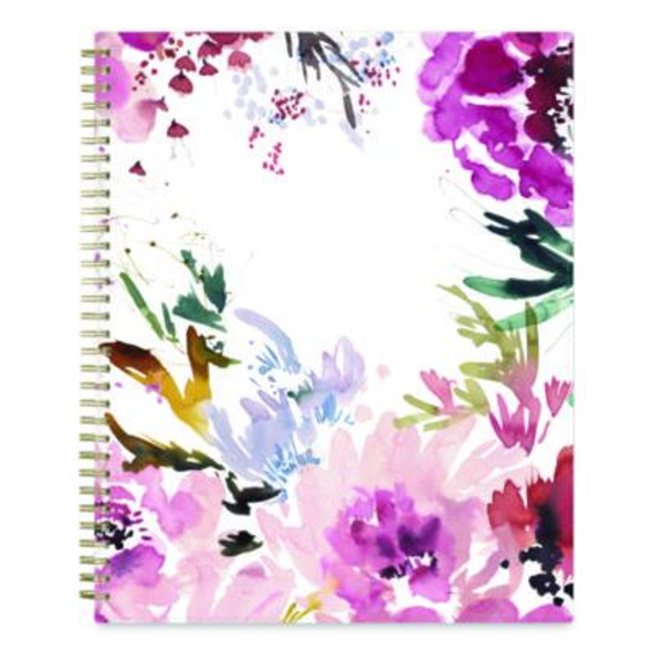 Kelly Ventura Magenta Bloom Weekly/Monthly Planner, Floral Artwork, 11 x 8.5, Multicolor Cover, 12-Month (Jan To Dec): 2026