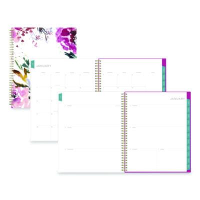 Kelly Ventura Magenta Bloom Weekly/Monthly Planner, Floral Artwork, 11 x 8.5, Multicolor Cover, 12-Month (Jan To Dec): 2026