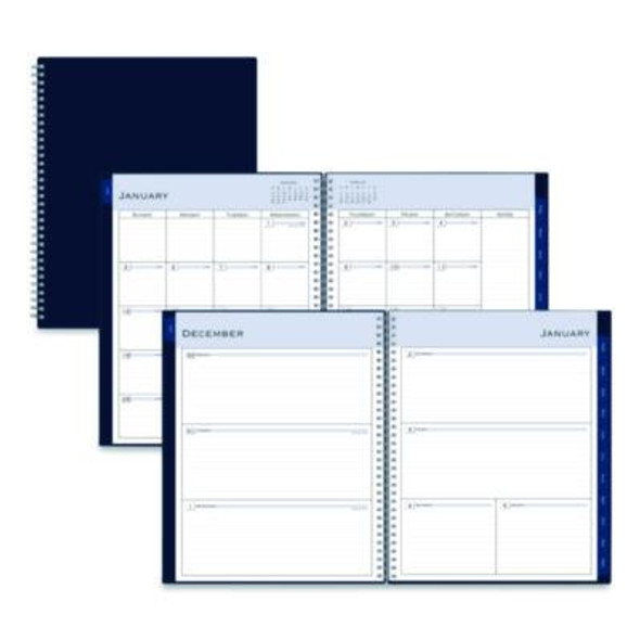 Passages Weekly/Monthly Planner, 11 x 8.5, Navy Cover, 12-Month (Jan To Dec): 2026