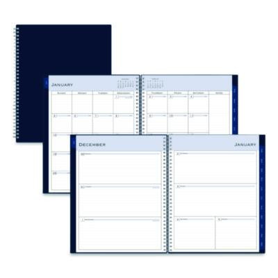Passages Weekly/Monthly Planner, 11 x 8.5, Navy Cover, 12-Month (Jan To Dec): 2026