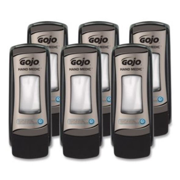 Hand Medic Adx-7 Dispenser, 685 Ml Refills, 3.94 x 3.67 x 9.79, Black, 6/Carton