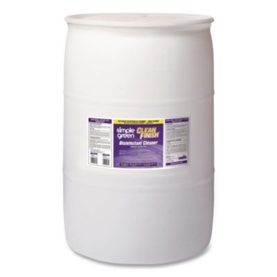 Clean Finish Disinfectant Cleaner, Herbal Scent, 55 Gal Drum