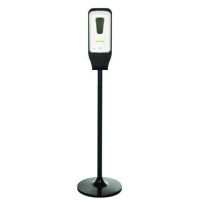 Automatic Foam Hand Sanitizer/Soap Dispenser With Floor Stand, 40 Oz, 4.48 x 6 x 45, White