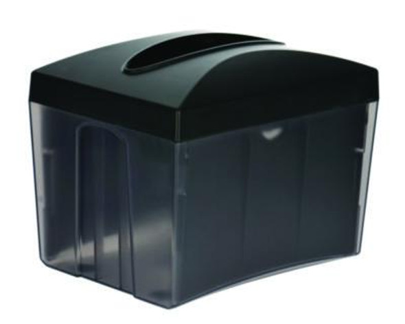 Interfold Table Top Dispenser Napkin Holder, 5.9 x 8 x 6.5, Black