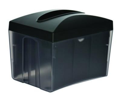 Interfold Table Top Dispenser Napkin Holder, 5.9 x 8 x 6.5, Black