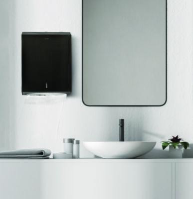 Vertical C-Fold/Multi-Fold Paper Towel Dispenser, 14.5 x 4 x 11.2, Antique Nickel