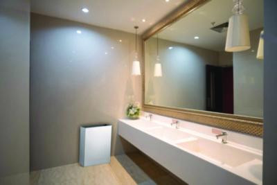 Stainless Steel Surface-Mounted Waste Receptacle, 6.4 Gal, Brushed Stainless Steel