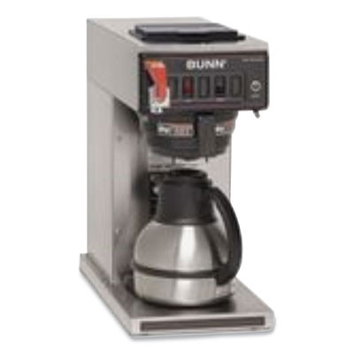 Cwtf-Dv-Tc Dual Volt Thermal Carafe System, 12 Cups, Silver/Black