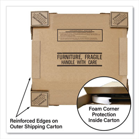 Adjustable Activity Tables, Square, 48" x 48" x 19" To 29", Gray Top, Black Legs, 4/Pallet