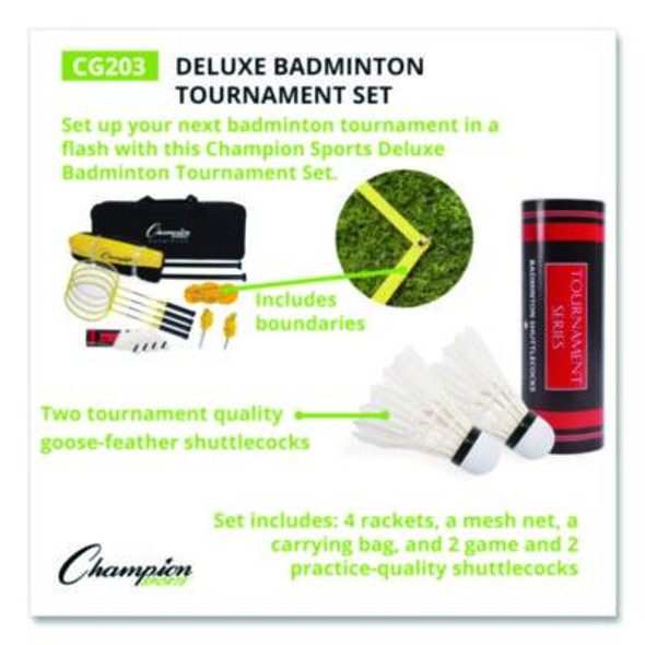 Deluxe Badminton Tournament Set, 28" x 11"