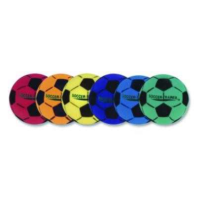 Ultra Foam Soccer Ball Set, 8" Diameter, Assorted Colors, 6/Set