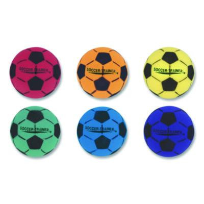 Ultra Foam Soccer Ball Set, 8" Diameter, Assorted Colors, 6/Set