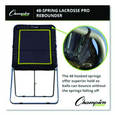 Deluxe Lacrosse Ball Rebounder, 6 Ft  x 3 Ft, 1.5" Dia Frame