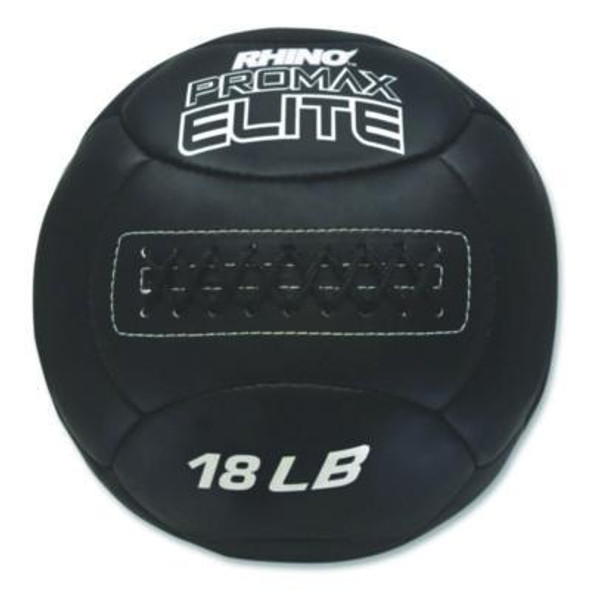 Rhino Promax Elite Medicine Ball, 18 Lb, Black