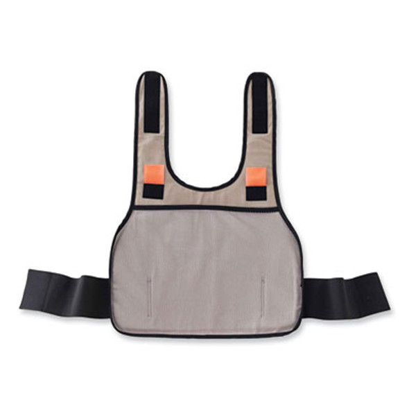 Chill-Its 6235 Standard Phase Change Cooling Vest, Cotton, Large/X-Large, Khaki