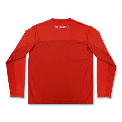 Chill-Its 6689 Cooling Long Sleeve Sun Shirt With Uv Protection, Medium, Orange