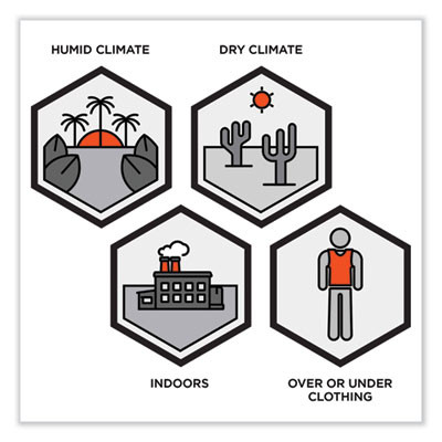 Chill-Its 6225 Premium Fr Phase Change Cooling Vest, Modacrylic Cotton, Large/X-Large, Khaki