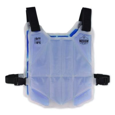 Chill-Its 6210 Phase Change Cooling Ice Vest, Nylon/Phase Change, One Size Fits Most, Blue