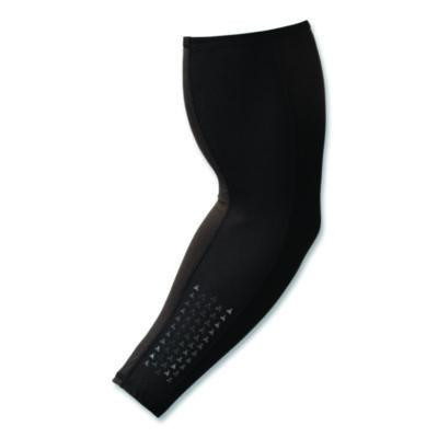 Chill-Its 6691 Cooling Arm Sleeves With Box-Handling Grip, Polyester/Spandex, Medium, Black, Pair