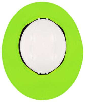 Chill-Its 6661 Universal Hard Hat Brim With Neck Shade, Lime