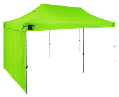 Shax 6091 Pop-Up Tent Sidewall, 120" x 120", Polyester, Lime
