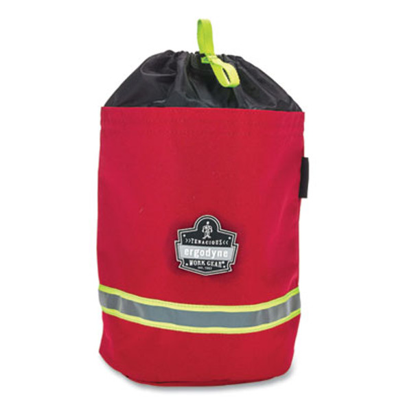 Arsenal 5080L Fleece-Lined Scba Mask Bag With Drawstring Closure, 8.5 x 8.5 x 14, Red