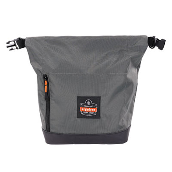 Arsenal 5186 Full Respirator Bag With Roll Top Closure, 7.5 x 13.5 x 13.5, Gray