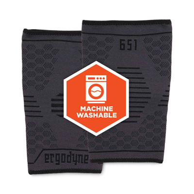 Proflex 651 Elbow Compression Sleeve, Large, Gray/Black