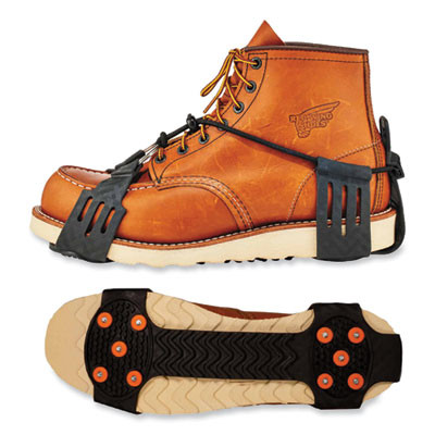 Trex 6310 Adjustable Slip-On Ice Cleats, Medium, Black, Pair