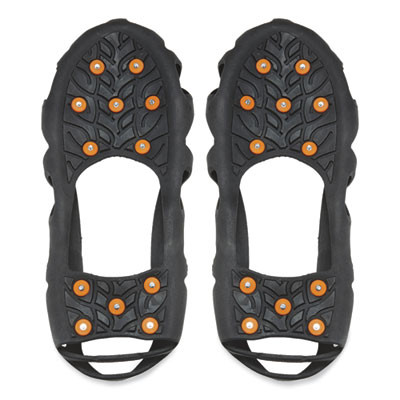 Trex 6304 One-Piece Step-In Full Coverage Ice Cleats, Medium, Black, Pair