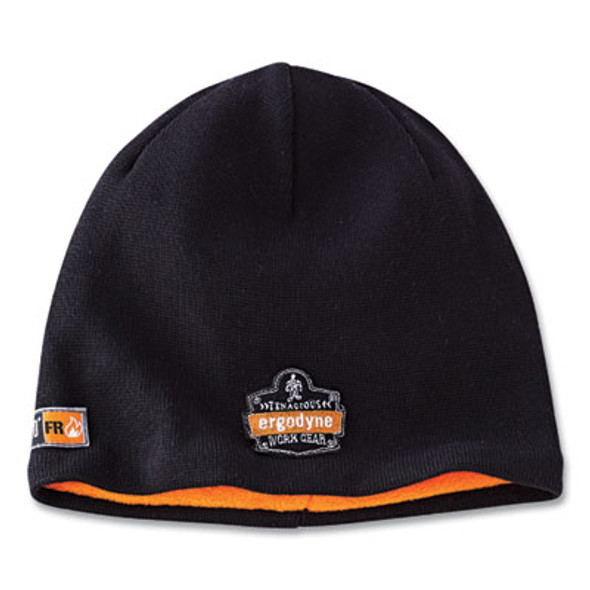 N-Ferno 6820 Fr Cotton Fleece Knit Hat, One Size Fits Most, Black